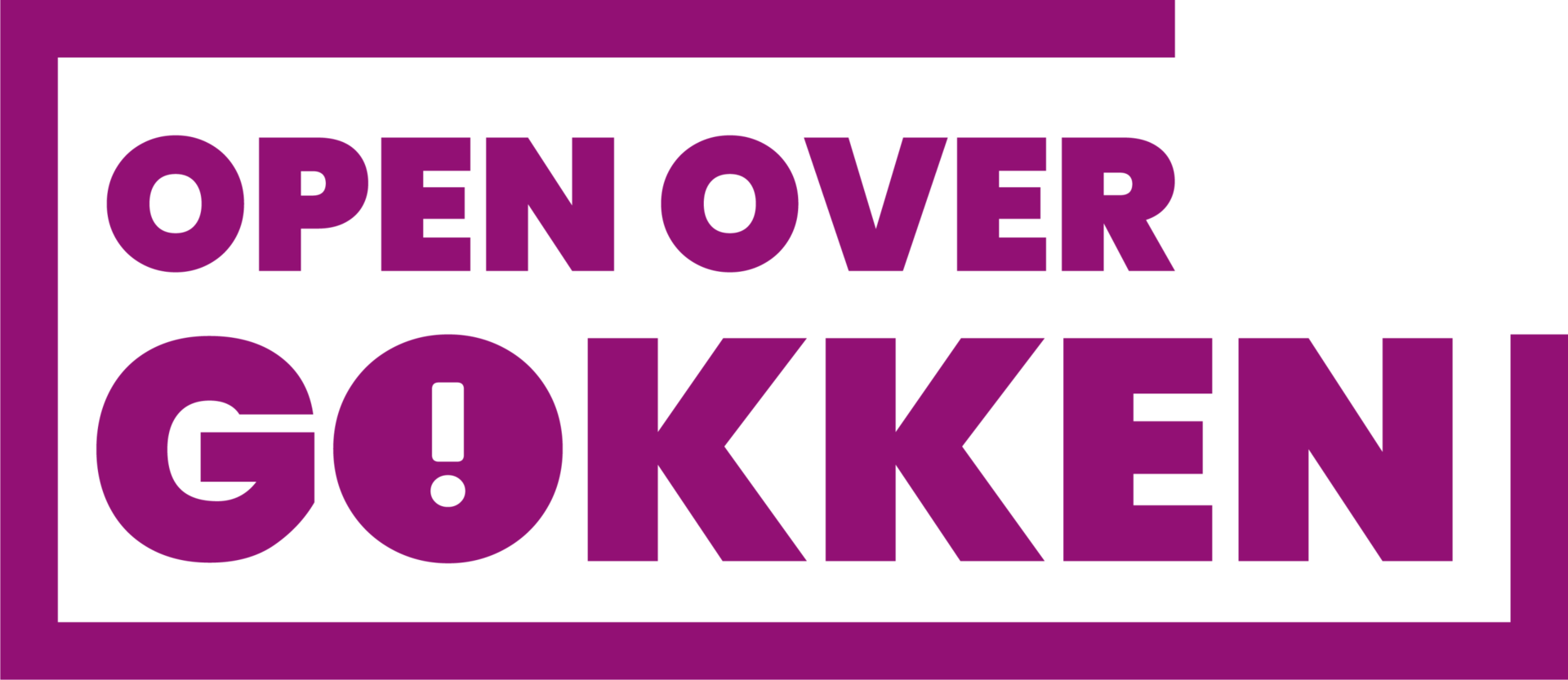 Open over gokken logo